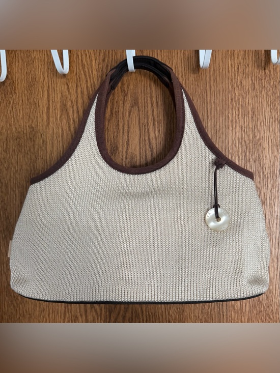 The Sak Handbags - The Sak Cream and Brown Woven Boho Bag
